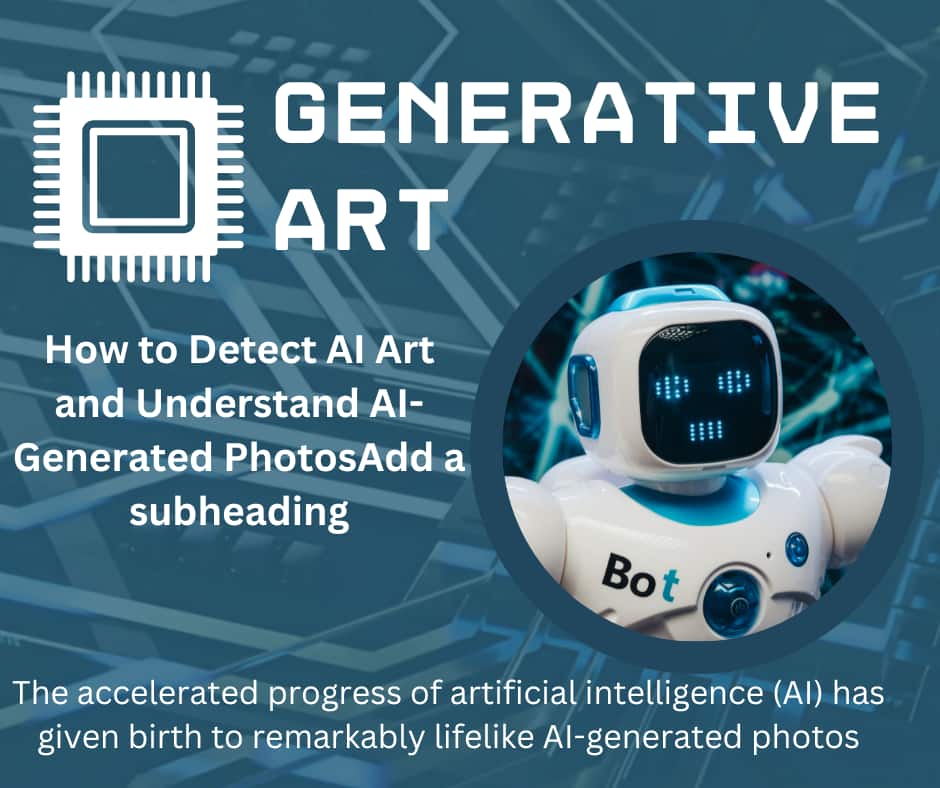 Generative art detection and understanding AI-generated photos with robot